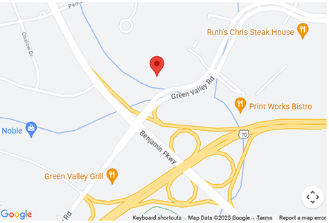 Screenshot of Google Maps location